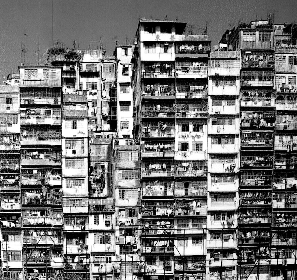 Kowloon Walled city en 1990