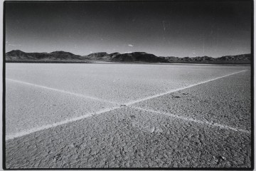 Walter De Maria, “Desert Cross,” El Mirage Dry Lake, 1969