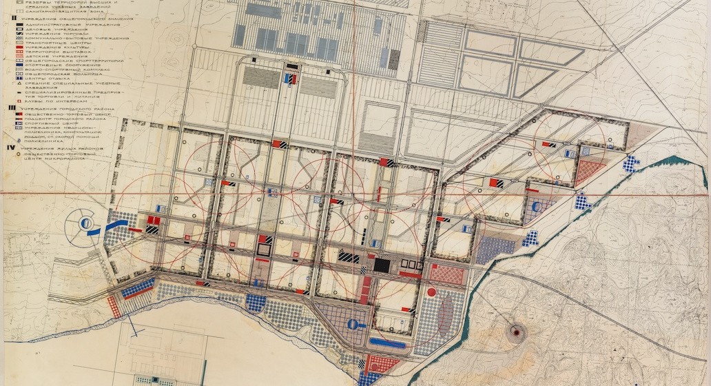 Boris Roubanenko, plan général pour Togliatti, 1967